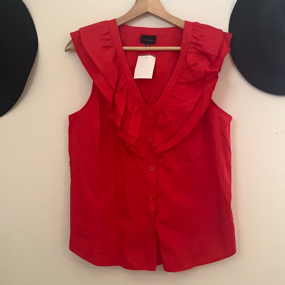 Who What Wear Ruffle Top